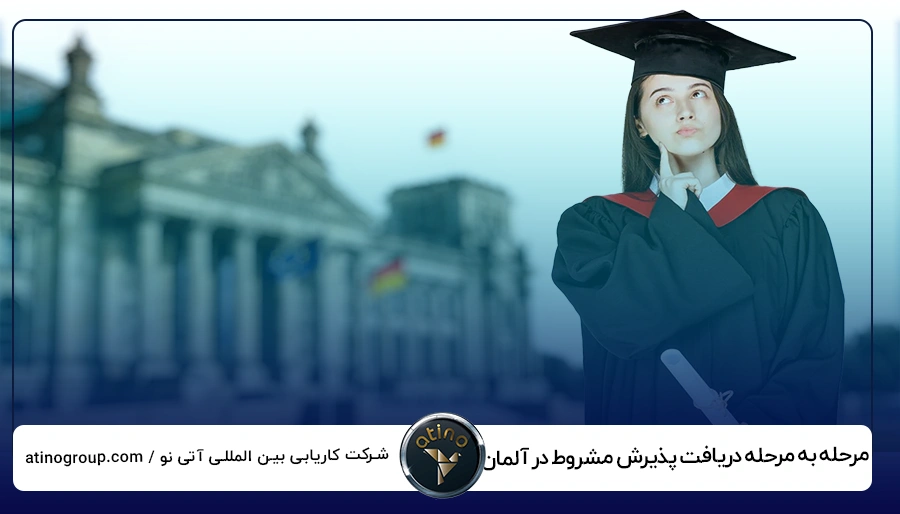 مرحله به مرحله دریافت پذیرش مشروط در آلمان