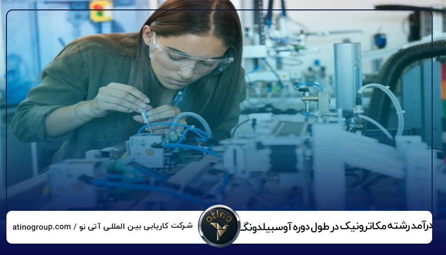 درآمد رشته مکاترونیک در طول دوره آوسبیلدونگ